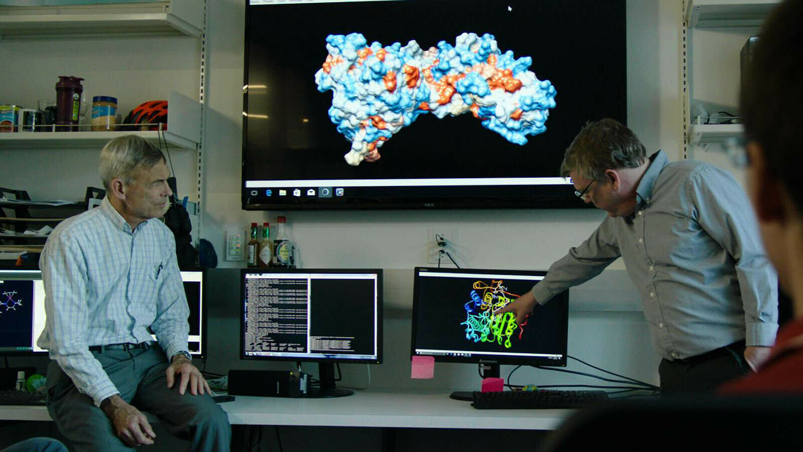 Professors Paul Helquist and Olaf Wiest use computer technology to understand how drugs work and can be improved.