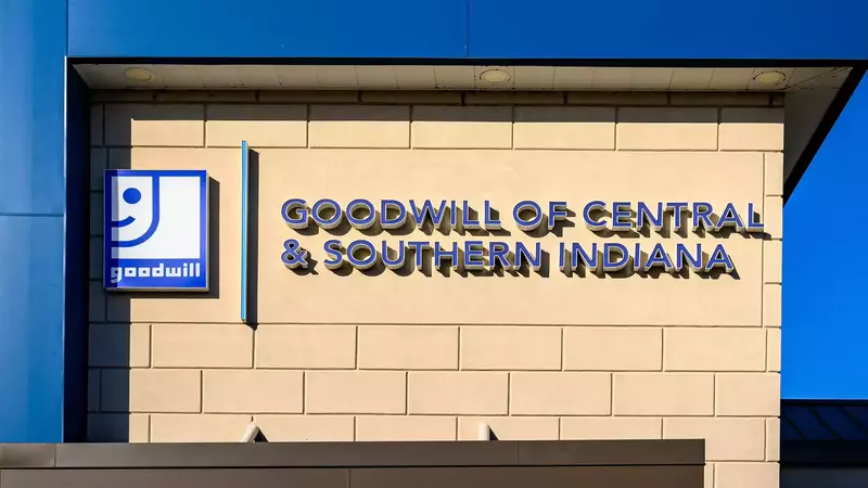 Storefront of Goodwill store