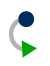 Blue dot with a line to a green triangle