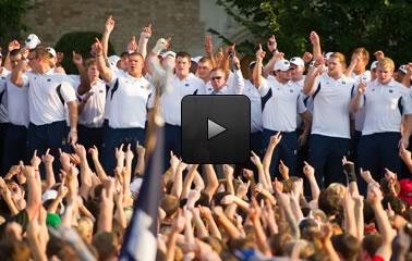 Notre Dame Student Life - Dillon Hall Pep Rally